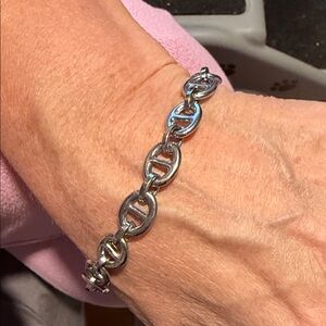 Elegant Stainless Steel Mariner’s Link Bracelet